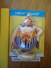 FIGURINE OBELIX DEGUISE déguisé ATLAS ASTERIX RESINE PLASTOY BLISTER Astérix 