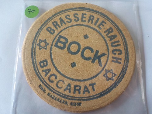 Sous bock ancien avant - bock, guerre
