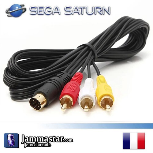 Câble vidéo rca pour sega - vidéo,