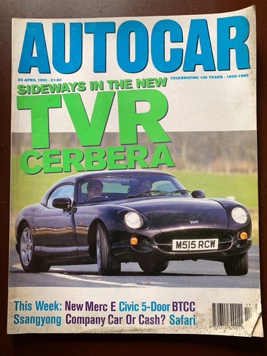 Autocar magazine 1995 - magazine, 26/04/1995