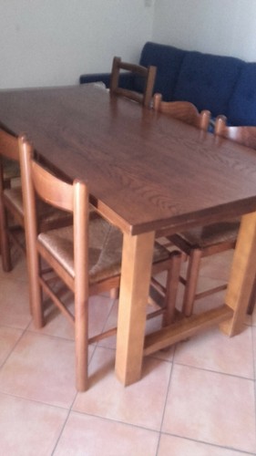 Ensemble table chaise de - de,