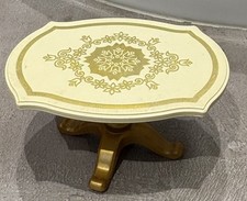 Playmobil Princesses - White Table with Golden Foot Palace 4250 (Damaged, Yellowed)