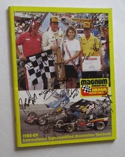 Magnum Oils ISMA Super Circuit Series 1988-89 Yearbook 9 Autographs Auto Racing