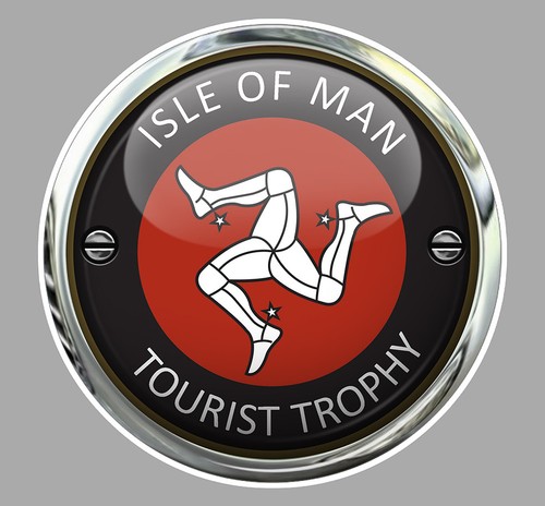 Sticker tourist trophy isle - isle, of