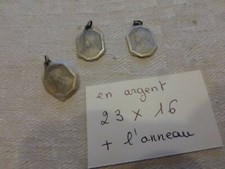 lot 3 antique fab silver medal HOLY VIRGIN silver medals 1960 signed AP