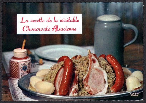 Carte postale recette - carte,