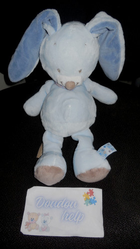 Doudou peluche lapin alex - peluche, et
