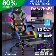 ALFORDSON Chaise de Jeu Bureau