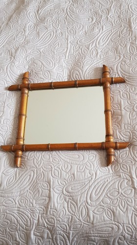 Miroir ancien bois - , bambou