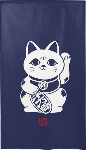 Rideau japonais noren lucky - japonais,