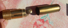 ancien métal années 50 petit briquet rare ancien imitation pierre précieuses