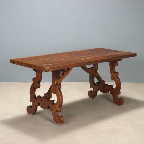 Table ancienne chêne teinté - chêne,