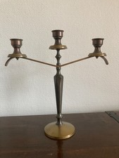 CHANDELIERS en BRONZE doré et