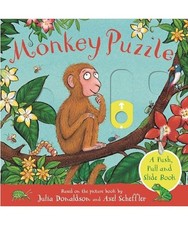 Monkey Puzzle: A Push, Pull and Slide Book, Donaldson, Julia