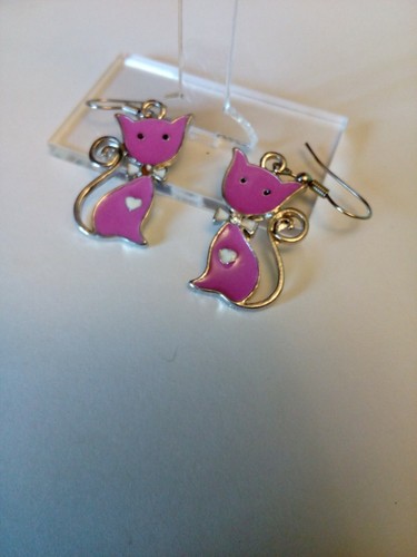 Boucles oreilles petit chat - boucles, d'oreilles