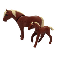 nice horse + foal Playmobil (equestrian center, stable, animals) 2794