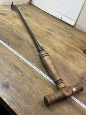 old tool, antique tool, left-handed forged saboterer's set ++ No. 2 C