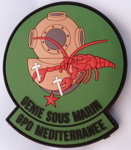 Insigne patch marine pvc genie - insigne,