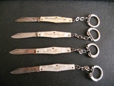 OLD LOT 4 KEY DOOR MINI FOLDING KNIFE FURNITURE DELUZE SUZY BAR NANCY STATION