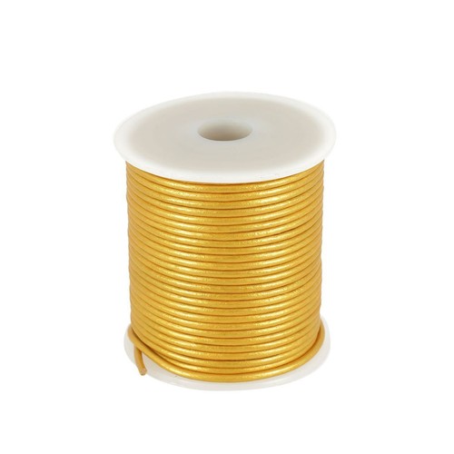 Lacet cuir rond diamètre - en,