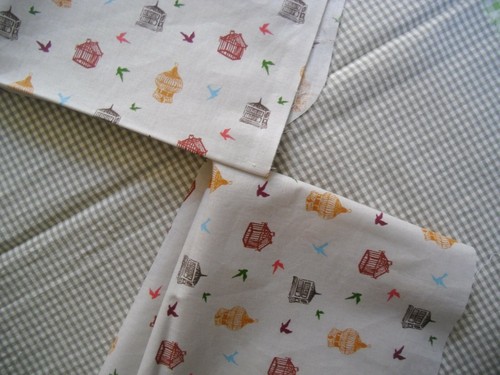 Coupons tissu cages - ,