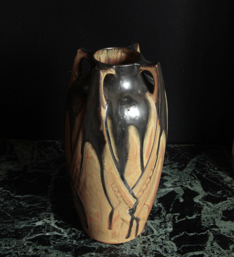 Vase art nouveau céramique - art,