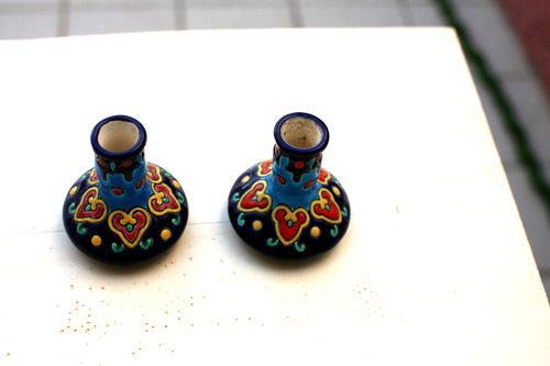 Paire petits vases - paire, de