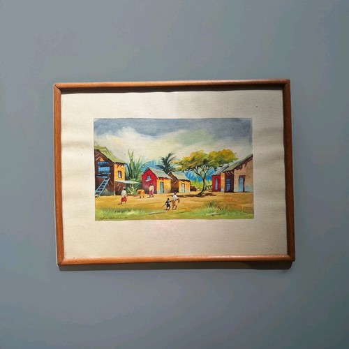 Peinture ancienne aquarelle - ancienne,