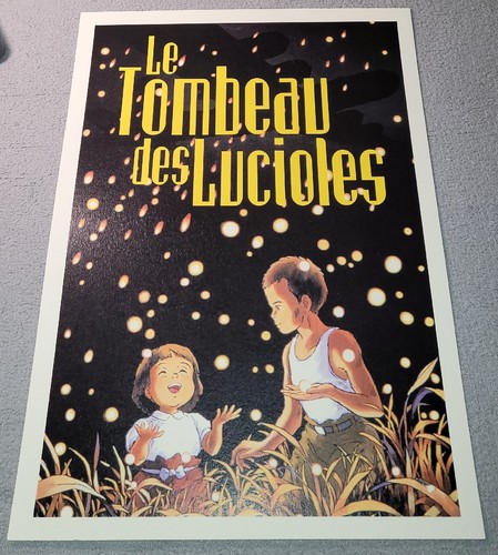 Affiche manga tombeau des - manga, le