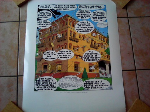 Sérigraphie cromalin astérix - sérigraphie,