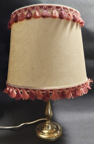 Lampe bureau pied laiton - de,