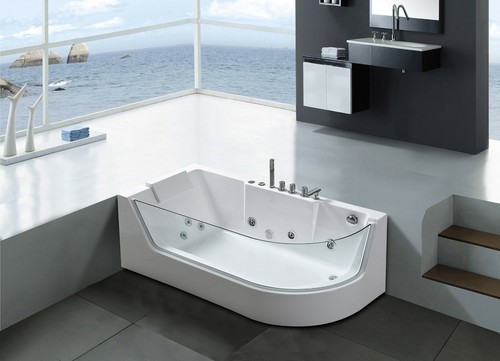 Baignoire balneo verre - baignoire,