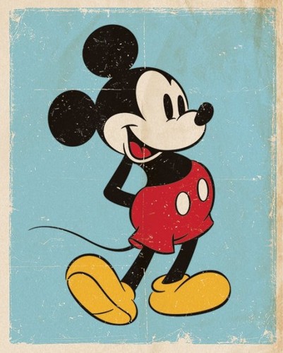Mickey mouse retro - mickey,