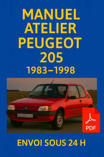 Manuel atelier peugeot 205 - manuel,