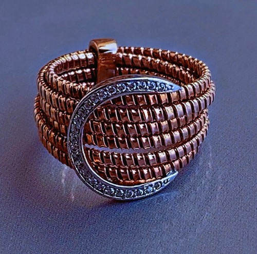 Vermeil bague sur argent - vermeil,