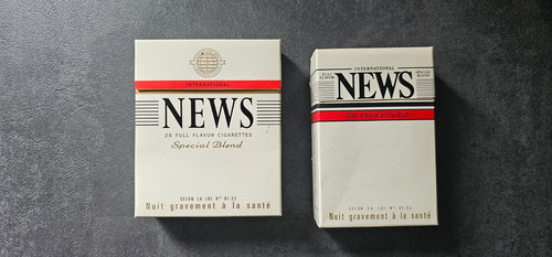 Lot paquets cigarettes vide - cigarettes,