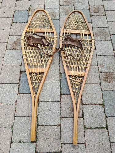 Ancienne paire raquettes - paire, à