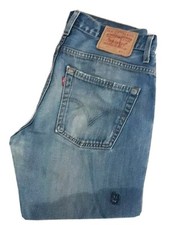 LEVIS 507 Jeans Mens W 33 L 31 Regular Fit Blue Denim Red Tab Vintage No 928
