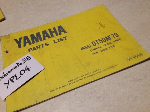 Yamaha moto dt50m 2m9 - yamaha,