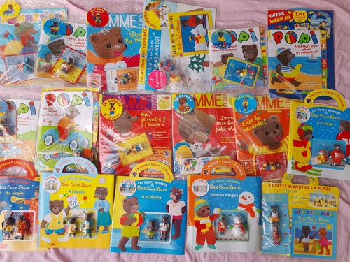 Magazine petit ours brun popi - magazine,
