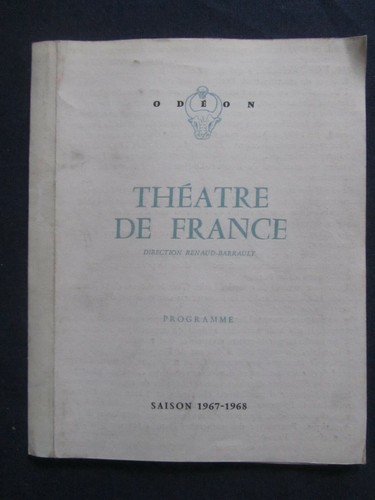 Ancien programme theatre - programme, de