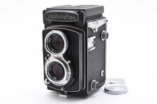 《EXC+5》Yashica Yashicaflex Model C TLR 6x6 MF Film Camera 80mm F/3.5 Lens JAPAN✈