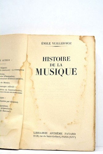 Livre ancien vuillermoz - livre,