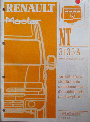 Manuel atelier renault - manuel, d'atelier