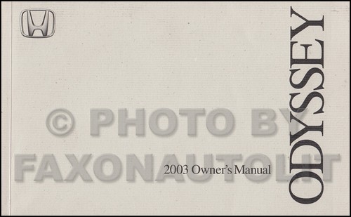 2003 honda odyssey - honda,