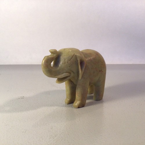 Vtg hand carved stone good - carved,
