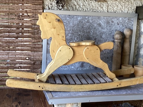 Cheval bascule bois pour - bascule,