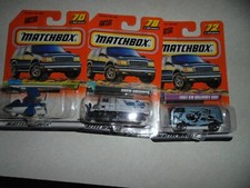 Lot of 3 Matchbox 2000 chase