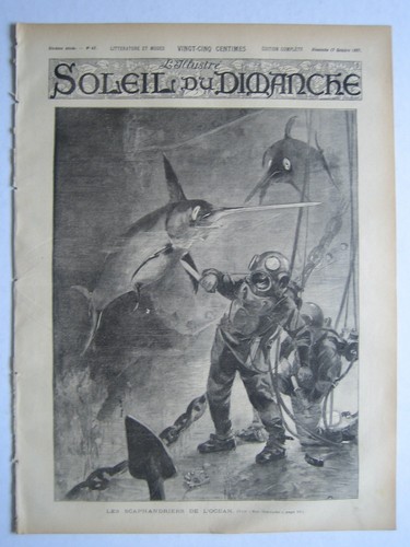 Original old print magazine - original,