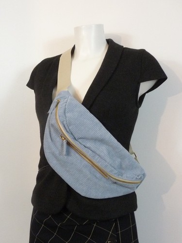 Sac banane en velours - banane,